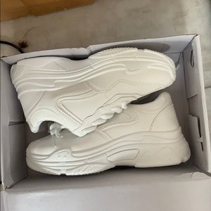 White Chunky Shoes